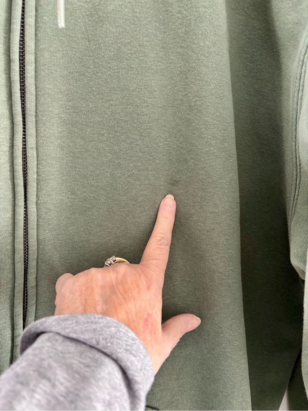 Carhartt heavyweight full zip hooded sweat shirt in light green. K185 MKG - Picture 10 of 11